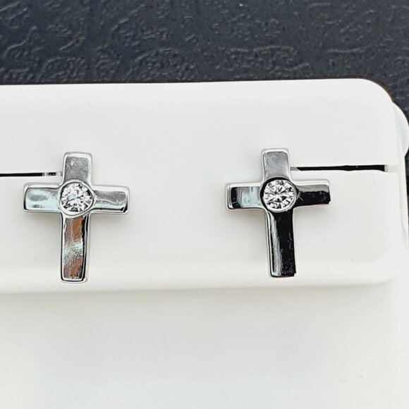 - "925 sterling silver luxury CZ earrings for women/girls, Best forRJUS2119 - Picture 5 of 11